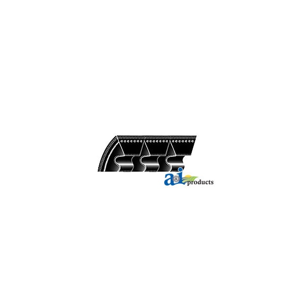 Cogged Wedge Banded V-Belt ( 3/8" X 71") 23" x23" x3.75"